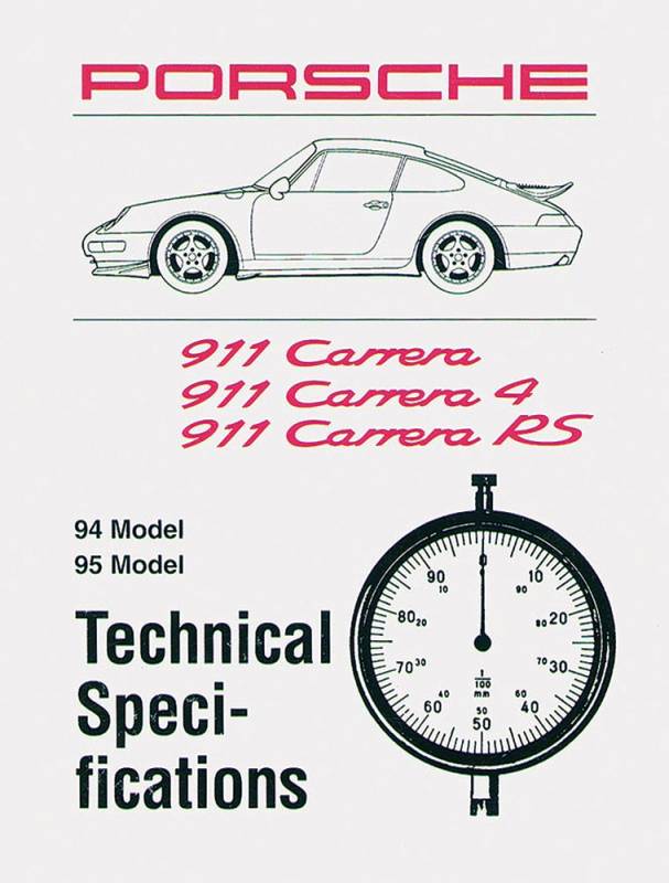 Performance Products® 214050 Porsche® Spec Book, 1975 (911) - ppeporparts