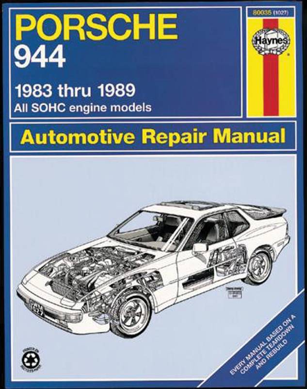 Performance Products® 216146 Porsche® Haynes Manual, 1983-1989 (944) - ppeporparts