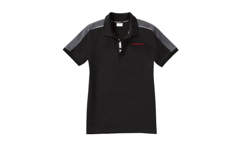 GENUINE PORSCHE 218031 Porsche® Polo Shirt, Racing Collection Black ...