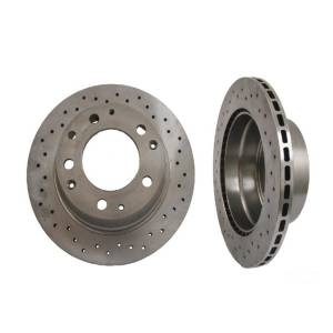 Performance Products® - Porsche® Drilled Brake Rotor, Rear Left or Right, 1969-1983 (911)