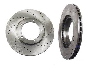 Performance Products® - Porsche® Drilled Brake Rotor, Front Left Or Right, 1965-1988 (911/914/924/944)
