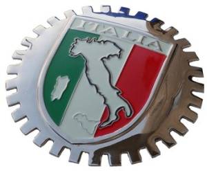 Performance Products® - Grille Badge, Italia - Italy Country Outline