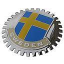 Performance Products® - Sweden Grille Badge, 3-3/4"