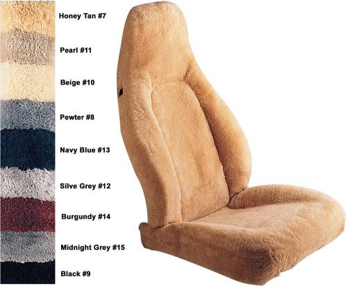 Performance Products® - Porsche® Seat Cover, Tailor Made Sheepskin, SportsHi-Back Seat, 1976-1985 (930/944)