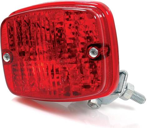 HELLA - Porsche® Rear Light Assembly, With Red Lens, Hella 126B Style Universal Fit, 1954-2011