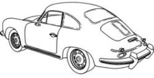 Performance Products® - Porsche® Rubber Stop, Rear Deck Lid, 1948-65 (356)