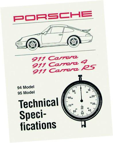 Performance Products® - Porsche® Spec Book, 1972-1973 (911)