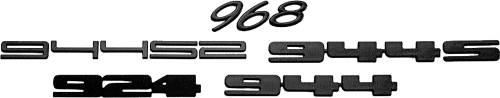 Performance Products® - Porsche® Original Emblem, Silver Decal '', 1980-1995 (924/944)