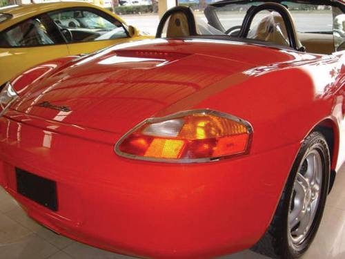 Performance Products® - Porsche® Taillight Trim Rings, Chrome, 2005-2008 (Boxster/Cayman)