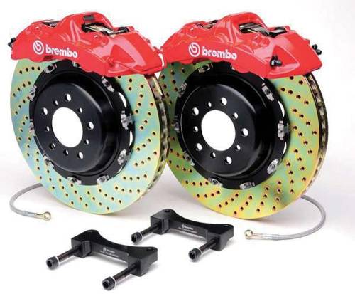 Performance Products® - Porsche® Big Brake Kit, Brembo GT, Front 15"-6 Piston, Red, 1997-2008 (996C2/997C2/Boxster®/Cayman)