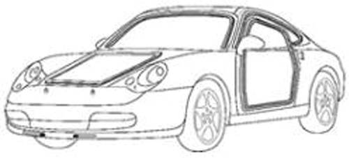 GENUINE PORSCHE - Porsche® Rear Window Gasket, 1998-2009 (996/997)
