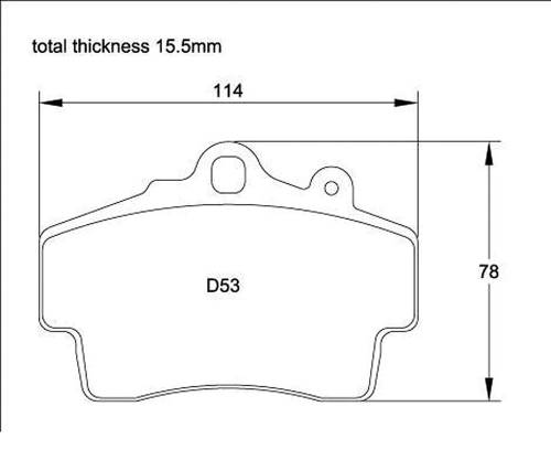 Performance Products® - Porsche® Brake Pads, Pagid Racing, RS, Black, 2002-2010