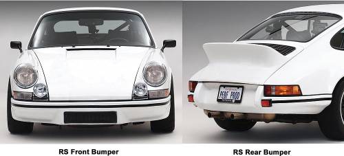 Performance Products® - Porsche® Front Bumper, RSR, For 9" Flares, 1969-1973 (911T/912)