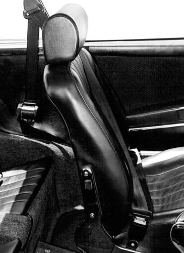 Performance Products® - Porsche® Targa Seat Belt, Plate, 1965-1983 (911/912)