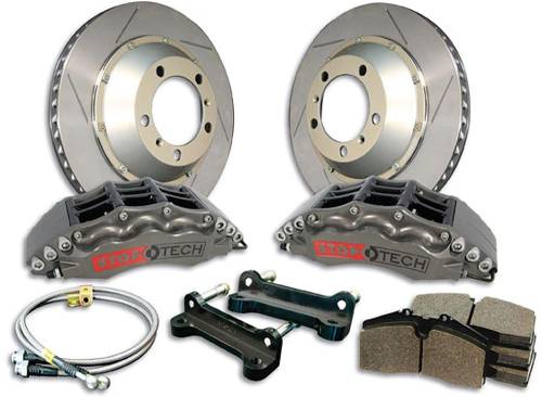 Performance Products® - Porsche® StopTech Big Brake Kit, Front Red Calipers/Slotted Rotors (355x32)