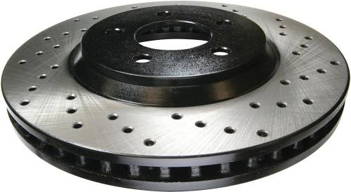 Performance Products® - Porsche® Brake Rotor, Rear Left, SportSlot Cryo, Drilled