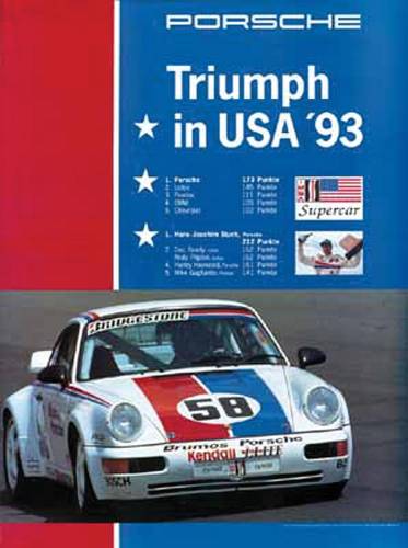 Performance Products® - Porsche® Triumph In USA RSR Reprint Poster, 1993 (934)