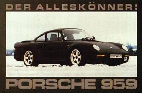 Performance Products® - Porsche® 959 Poster