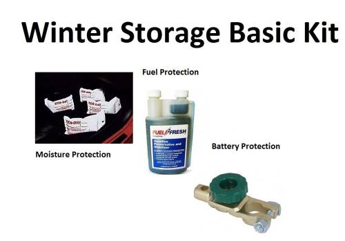Performance Products® - Porsche® Winter Storage Protection Kit, Standard With Top Post Battery