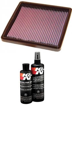 Performance Products® - Porsche® Air Filter Kit With Recharger, K&N High-Flow, 1984-89