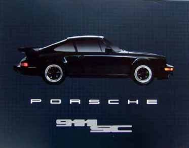 Performance Products® - Porsche® 911 SC Black Poster