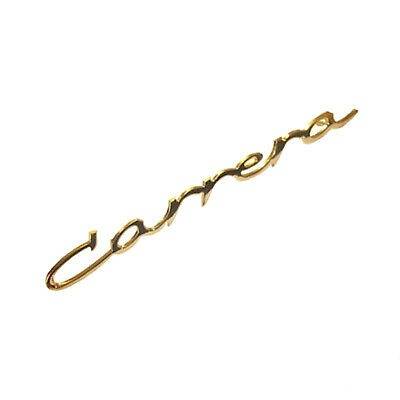 GENUINE PORSCHE - Porsche® Original Emblem "Carrera", Gold Small